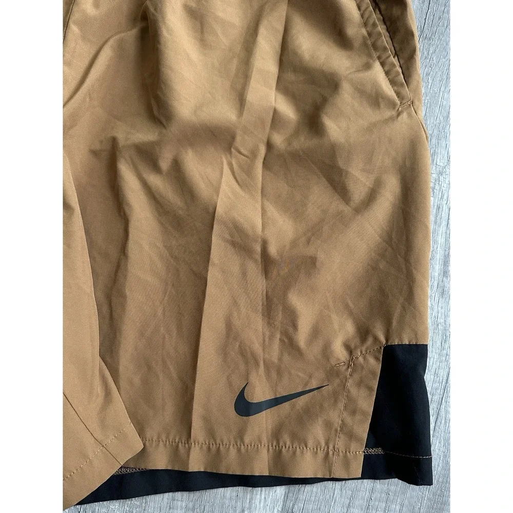 Nike Training Running Flex Woven Shorts Mens XXL Brown Move To Zero‎ DM6617